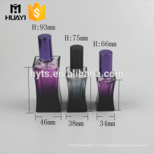 Bouteille de parfum colorée progressive de verre de 30ml 50ml 100ml avec le jet en plastique en vente